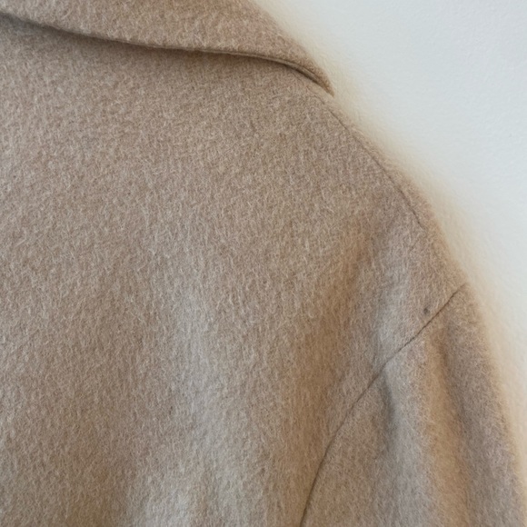 & Other Stories long belted coat in camel size 14 L - Picture 8 of 10